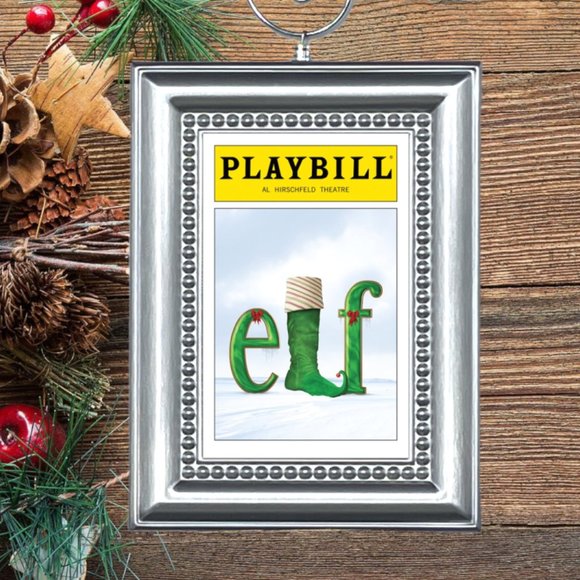 Elf Broadway Musical Playbill Christmas Tree Ornament - Picture 1 of 3